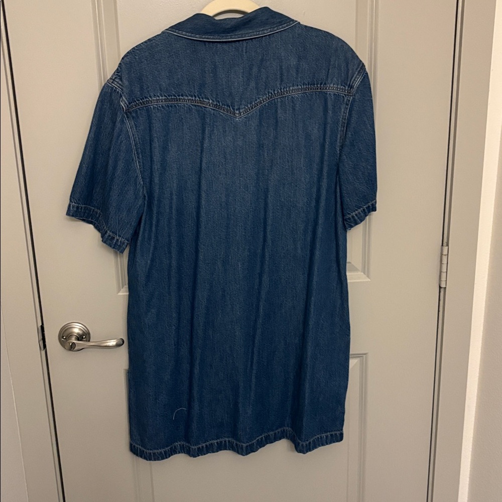 Madewell Oversized Mini Shirtdress - Picture 6 of 6